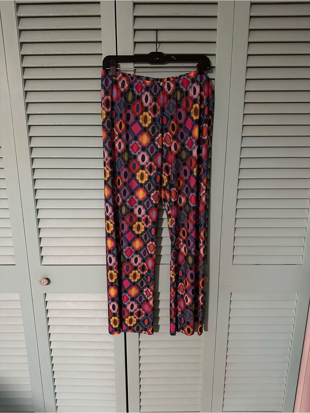 Lesley Evers Women's Pants in Gems print
